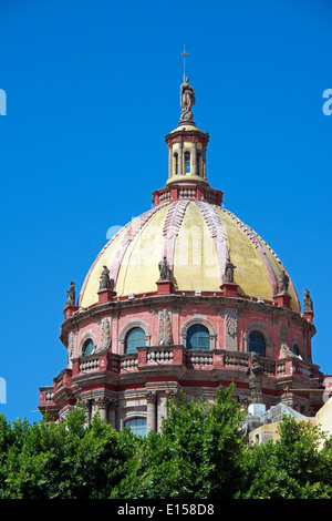 Cupola Templo de la Concepcion San Miguel De Allende Messico Foto Stock