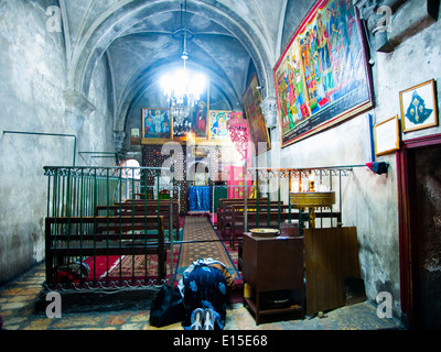 Chiesa del Santo Sepolcro di Gerusalemme Foto Stock