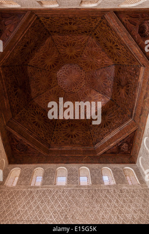 Museo di Marrakech, alloggiato nel dar Mnehbi, un edificio ristrutturato del XIX secolo, con esposizioni temporanee di arte contemporanea. Foto Stock