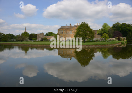 Castello di Broughton vicino a Banbury, Oxfordshire Foto Stock