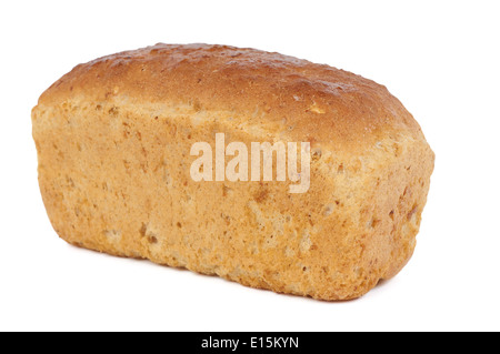 Pane con OAT-fiocchi isolati su sfondo bianco Foto Stock