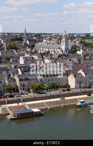 Angers (regione Pays de la Loire): la doutre district Foto Stock