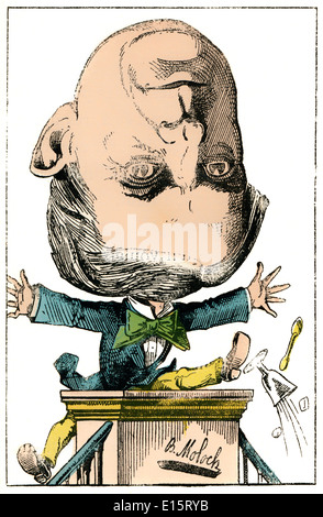 Henri-Edmond-Pierre Dufaur de GAVARDIE, 1823 - 1910, un francese, politican caricatura politica, 1882, da Alphonse Hector Colomb p Foto Stock