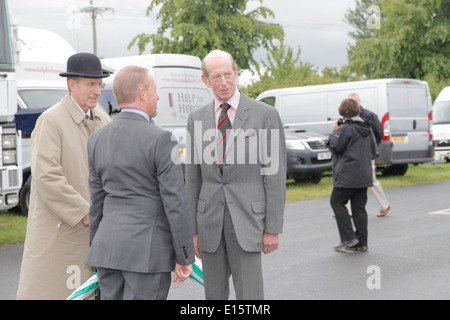 Il Duca di Kent royal visita della Contea di Devon Visualizza Exeter Regno Unito Foto Stock