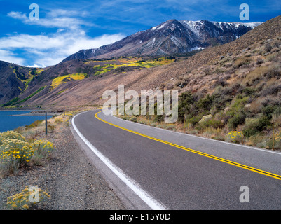 Strada in giugno laghi Loupe. Sierra Nevada, in California Foto Stock