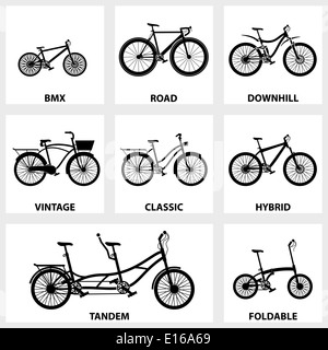 icona della bicicletta Foto Stock
