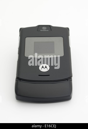 Motorola Razr V3 ( 2004 ) iconico clamshell telefono mobile Foto Stock