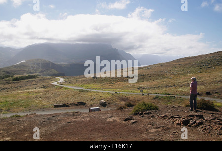 Vista su la Ponta de Sao Lourenco Madeira Foto Stock