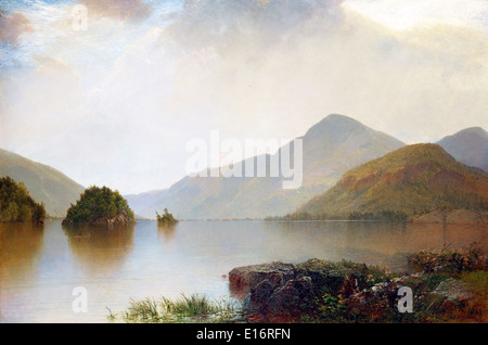 Lake George da John Frederick Kensett , 1869, Hudson River School Foto Stock