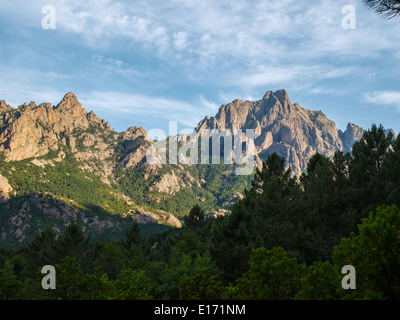 Aiguilles de Bavella, Corsica Foto Stock