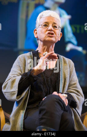 Jacqueline Wilson per bambini di lingua autore a Hay Festival 2014 ©Jeff Morgan Foto Stock