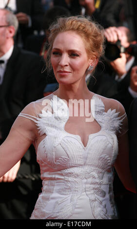 Cannes, Francia, 24 maggio 2014. A La Palme d'Or Chiudendo Cerimonia di Premiazione tappeto rosso al 67th Cannes Film Festival in Francia. Sabato 24 Maggio 2014 a Cannes Film Festival, Francia. Credito: Doreen Kennedy/Alamy Live News Foto Stock