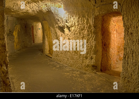 Catacombe di Rabat, nord di Malta, l'Europa. Foto Stock