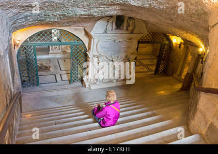 Catacombe di San Paolo.s cappella, Rabat, Malta, l'Europa. Foto Stock