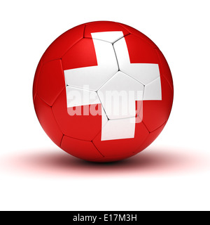 Swiss Football (isolato con percorso di clipping) Foto Stock
