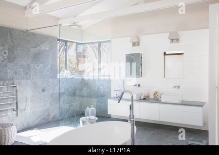 Bagno moderno Foto Stock