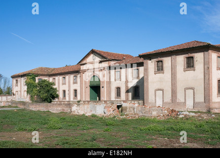 Antica casa colonica, Trino, Vercelli Piemonte, Italia Foto Stock