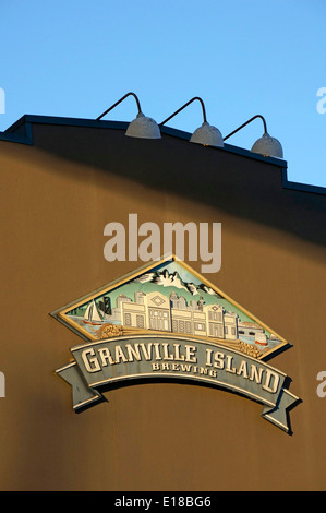 Granville Island Brewing Company su Granville Island, Vancouver, British Columbia, Canada Foto Stock