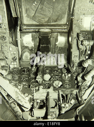 Il Gloster Javelin fa(W) è stato un intercettore a reazione britannico utilizzato dalla Royal Air Force. È stato progettato per contrastare obiettivi ad alta velocità e fornire difesa contro le minacce aviotrasportate. Foto Stock