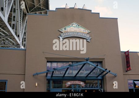 Granville Island Brewing Company su Granville Island, Vancouver, British Columbia, Canada Foto Stock