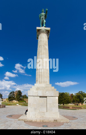 Statua di Victor, Belgrado, Serbia. Foto Stock