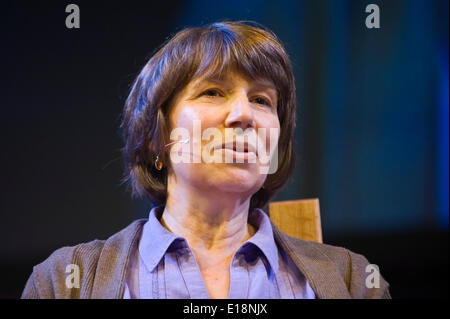 Barbara Winton in occasione del lancio del suo libro sulla vita di suo padre di Sir Nicholas Winton a Hay Festival 2014 ©Jeff Morgan Foto Stock