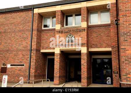 Norwich Crown Court e County Court building, Tribunali Norfolk Inghilterra UK corti inglesi Foto Stock