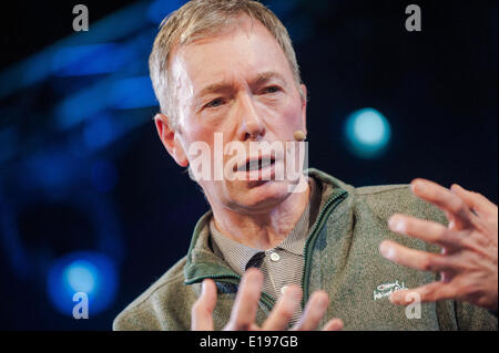 Hay on Wye, Powysn Galles, UK. Il 27 maggio 2014. Nella foto: Tony Parsons presso il Festival di fieno Re: Il Festival di fieno, Hay on Wye, Powys, Wales UK. Credito: D Legakis/Alamy Live News Foto Stock