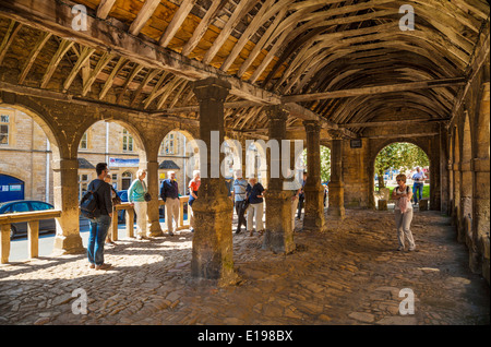 Chipping Campden Market Hall costruito 1646 High Street Chipping Campden Cotswolds Gloucestershire England Regno Unito EU Europe Foto Stock