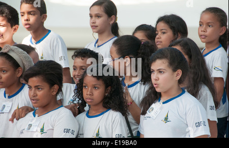 Gli scolari brasiliano Brasilia