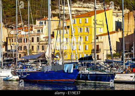 L'Europa, in Francia, in Corse-du-Sud (2A), Bonifacio. Marina. Foto Stock
