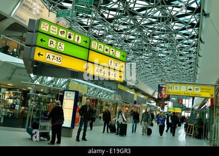 Haupthalle, Flughafen Tegel di Berlino, Deutschland Foto Stock