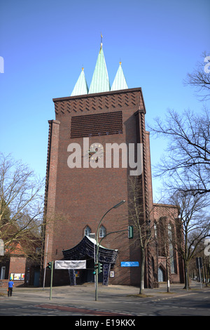 Kreuzkirche, Hohenzollerndamm, Schmargendorf, Wilmersdorf, Berlino, Deutschland Foto Stock