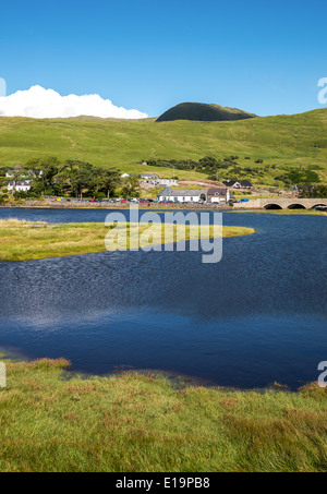 Irlanda, Calway county, Connemara area, il lago Leenane Foto Stock