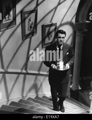 Sospetto - Cary Grant - Direttore : Alfred Hitchcock - 1941 - RKO Radio Pictures Foto Stock