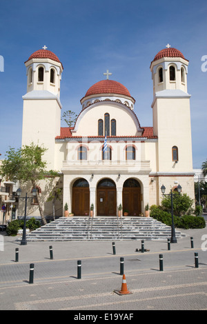 Chiesa di quattro martiri in Rethymnon, Creta. Foto Stock