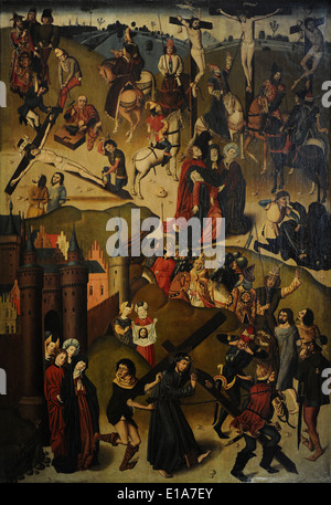 Scene della Passione di Cristo, ca. 1470. Anonimo. Haarlem?. Museo Catharijneconvent. Utrecht. Paesi Bassi. Foto Stock
