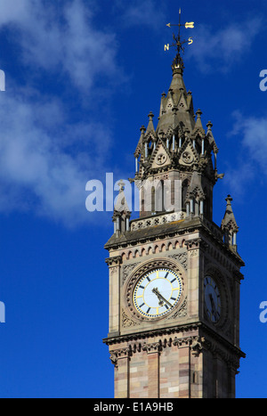 Regno Unito e Irlanda del Nord, Belfast, Albert Memorial Clock Tower, Foto Stock