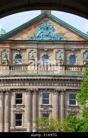 Regno Unito e Irlanda del Nord, Belfast, Donegall Square, scozzese istituto di previdenza edificio, Foto Stock