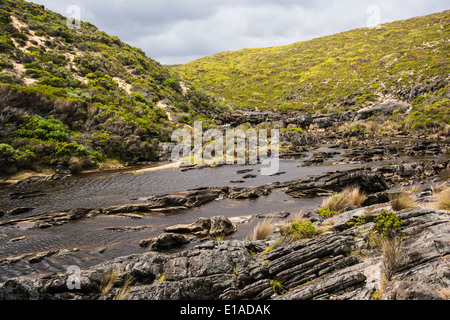 Rocky River, Snake via laguna, Parco Nazionale di Flinders Chase, Kangaroo Island, Sud Australia Foto Stock