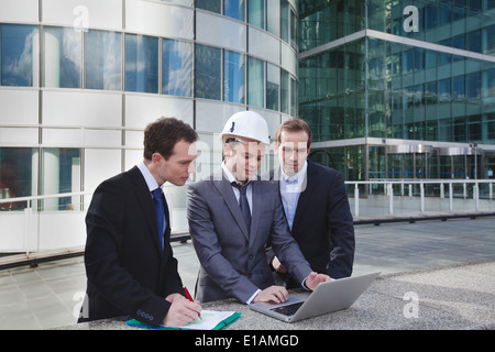 La costruzione del progetto di lavoro Foto Stock