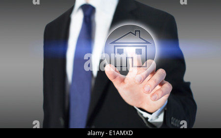 Real estate online Foto Stock