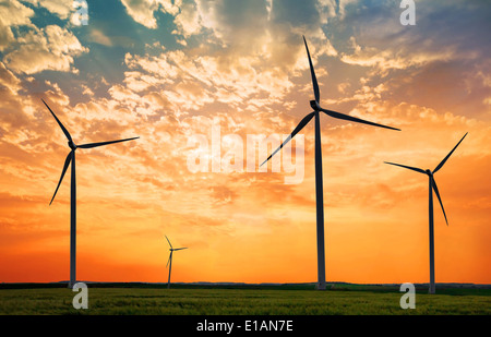 Ecologico impianto di alimentazione Foto Stock