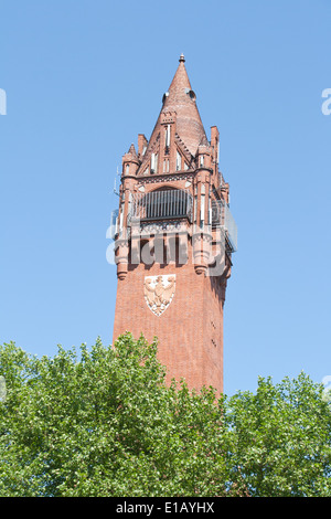 La Torre Grünewald Grunewaldturm è una storica torre nella foresta di Grunewald del sud-ovest di Berlino, Germania Foto Stock