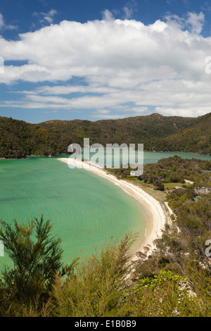 Torrent Bay, il Parco Nazionale Abel Tasman Nelson regione, Isola del Sud, Nuova Zelanda e Sud Pacifico Foto Stock