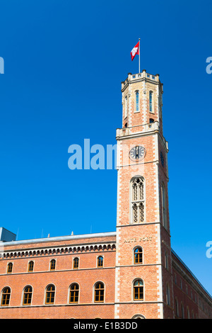 Il bellissimo antico ufficio postale ad Amburgo, Germania Foto Stock