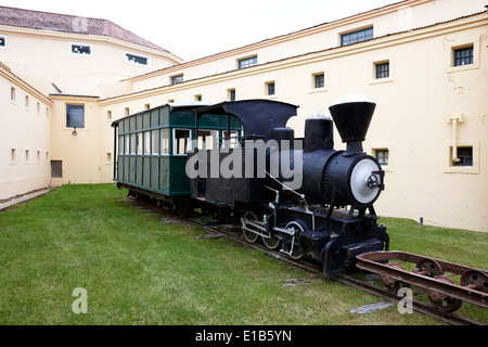 Vecchio treno detenuti presso il museo marittimo presidio museo maritimo Ushuaia Argentina Foto Stock