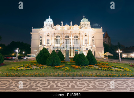 L'Europa, Polonia, Malopolska, Cracovia, Teatro Slowackiego, sito Unesco Foto Stock