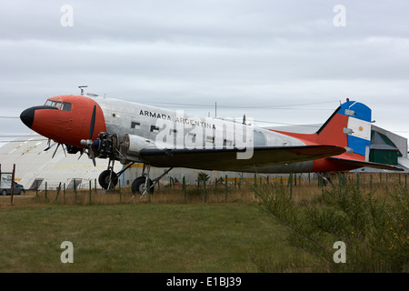 Marina argentina dc-3 Cabo de Hornos Ushuaia Argentina Foto Stock