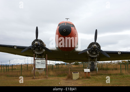 Marina argentina dc-3 Cabo de Hornos Ushuaia Argentina Foto Stock